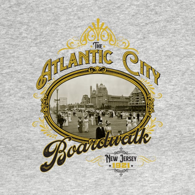 Atlantic City Boardwalk by MindsparkCreative